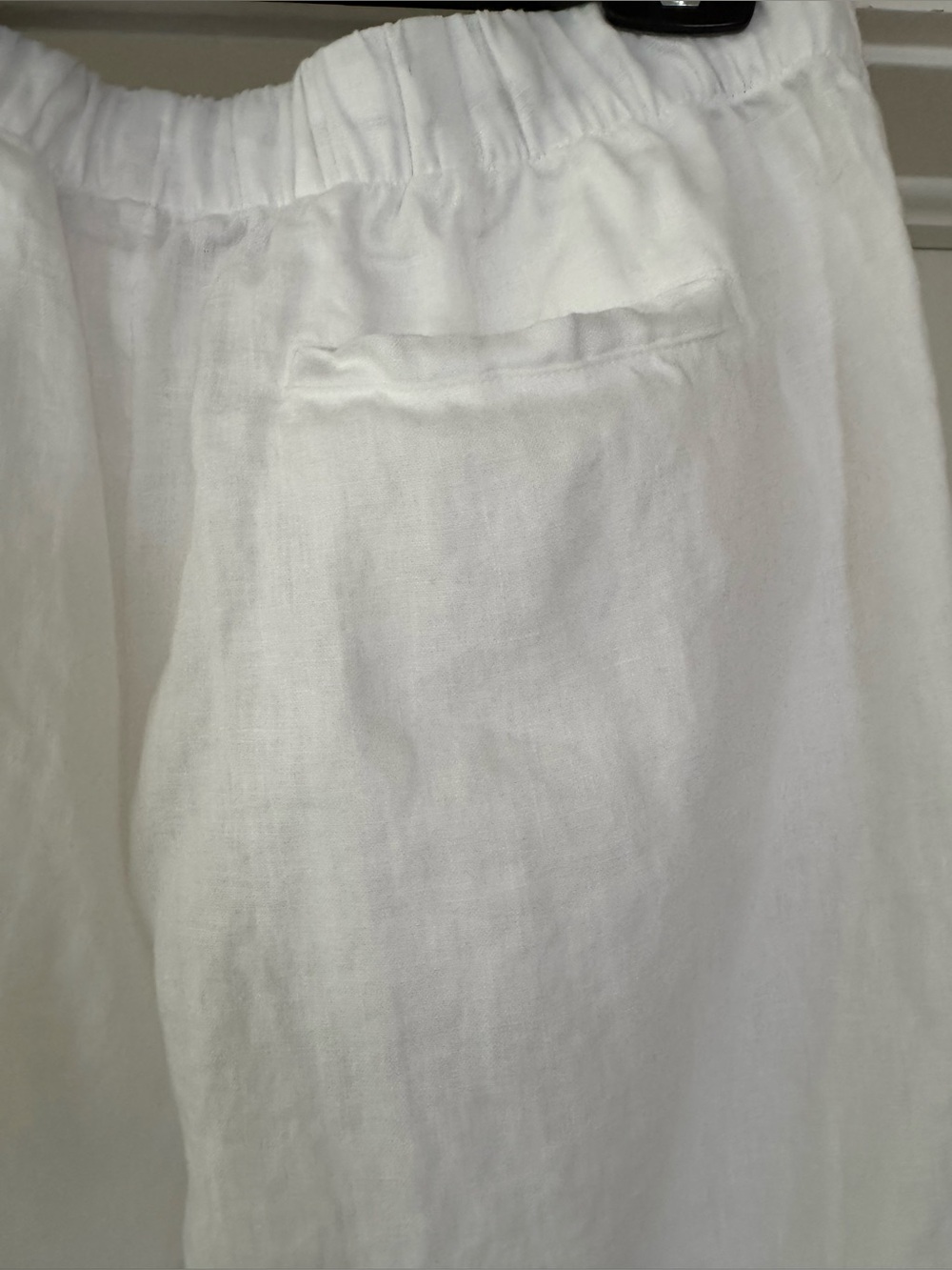 Caslon Sz M white linen wide leg flowy pants - Picture 8 of 8